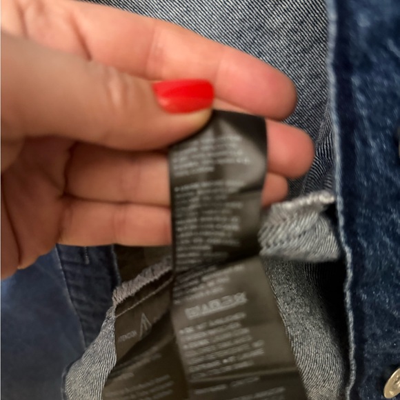 Dark Blue Denim Longline Jacket - Picture 5 of 6